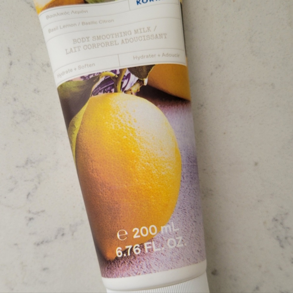 Korres Basil Lemon Body Smoothing Milk